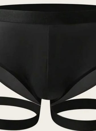 Midnight Leg-Strap Support Brief